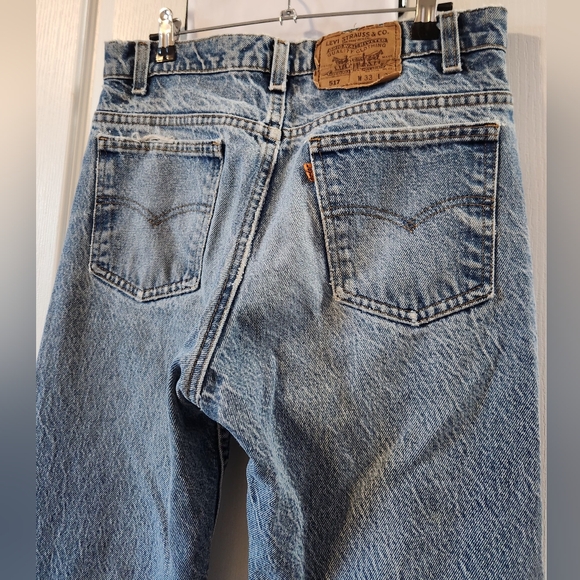 VINTAGE/ORANGE TAB/*RARE*/LEVI'S 517/MENS W33xL32/BOYFRIEND JEAN/WOMENS/1992 - Picture 8 of 10